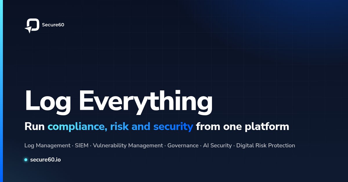 Secure60 — SIEM, Log Management & AI Security, unified